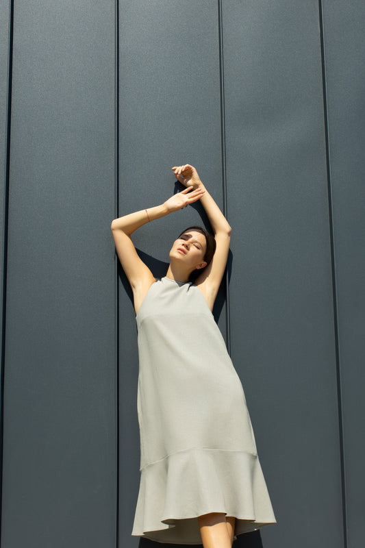 LVLC Gray Mint Linen